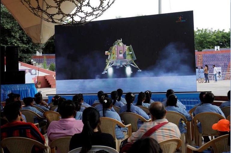 India's Chandrayaan-3 spacecraft lands on moon