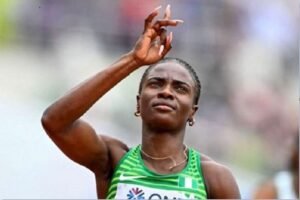 Tobi Amusan named Nigeria's Olympic flagbearer for Paris 2024