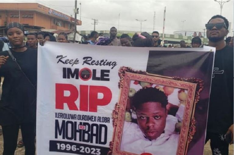 Ogun youths protest Mohbad's death, demand justice