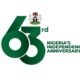 Official logo of Nigeria's 63rd Independence Anniversary