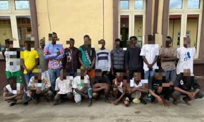 Suspected criminals arrested by the Lagos State Taskforce across the State