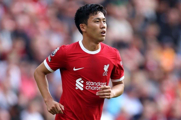 Wataru Endo scores his first Liverpool
