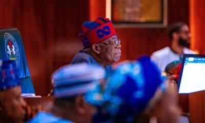 President Bola Tinubu presides over the Federal Executive Council which now holds on Monday