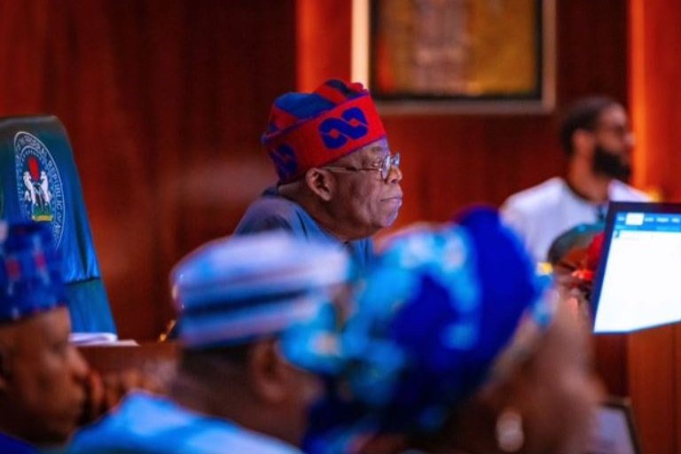 President Bola Tinubu presides over the Federal Executive Council which now holds on Monday