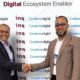 Seshan Krishnamurti of Covalensedigital and Ifeanyi Akosionu of inq. Digital Nigeria seal the deal in South Africa