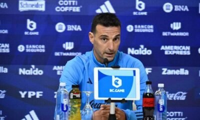 Scaloni said I need to think because the bar is very high and it's complicated to keep winning
