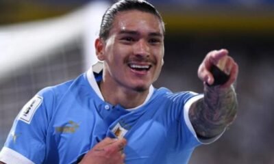 Darwin Nunez scores Uruguay's second goal to beat Argentina