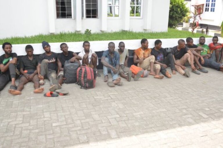 14 stowaways nabbed by Navy operatives