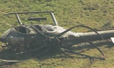 NAF helicopter exploded at the NAF Base