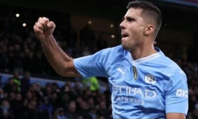 Rodri scored City's late winner when they beat Sheffield United in August, and opened the scoring early on this time, with his fifth goal of the season