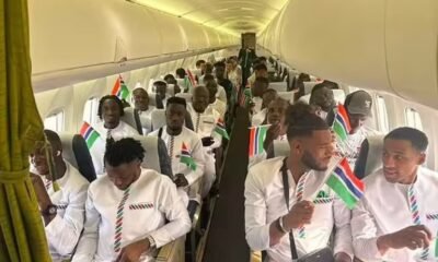 Gambia national team narrowly escape disaster amid flight to AFCON 2023