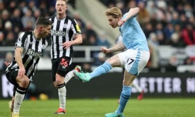 Kevin de Bruyne's last ditch assist handed Manchester City all three points against Newcastle United