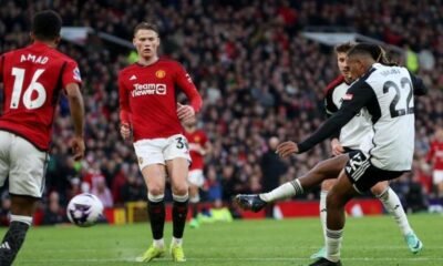 Alex Iwobi struck in added time for Fulham as they beat Manchester United