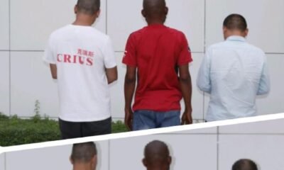 Yang Chao, Xiao Jiang and Chidi Joseph Osuji were arrested by EFCC for illegal mining