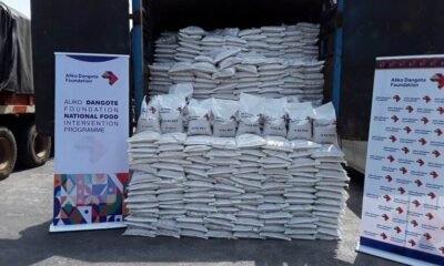Dangote foundation gives 80,000 bags of rice to Lagos