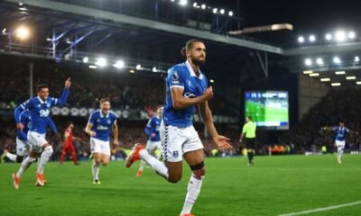 Dominic Calvert-Lewin scores the winner as Everton all but end Liverpool's title hopes