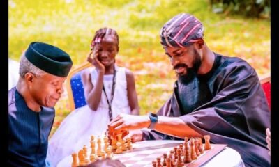 Osinbajo hosted Chess in Slums Africa, led by Tunde Onakoya, to celebrate Children’s Day on 26, May 2023