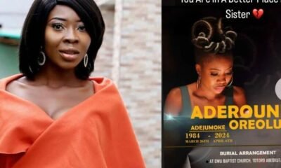Adejumoke Aderounmu dies aged 40
