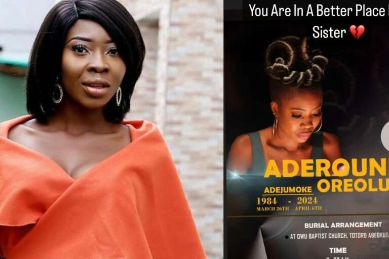 Adejumoke Aderounmu dies aged 40