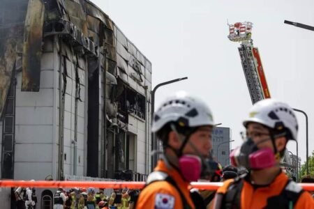 Fire guts battery plant in South Korea