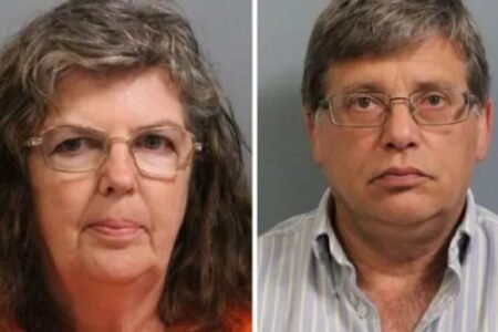 West Virginia couple Donald Ray Lantz, 63, and Jeanne Kay Whitefeather, 62, pleaded not guilty to charges against them after five Black children were forced to work as slaves