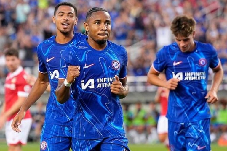 Christopher Nkunku has scored two goals in as many games for Chelsea in the preseason