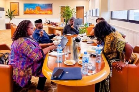 Prof. Yemi Osinbajo and Aliko Dangote discuss funding for Timbuktu African Innovation Fund