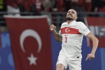 Merih Demiral scores second-fastest ever Euros goal as Turkey reach quarters