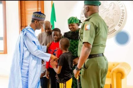 NSA reunites rescued Kaduna judge's children with parents
