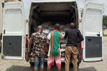 Police arrest three rice thieves
