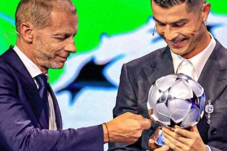 UEFA honours Champions League heroes, Ronaldo, Buffon