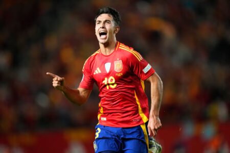 Martin Zubimendi scores as holders Spain beat Denmark