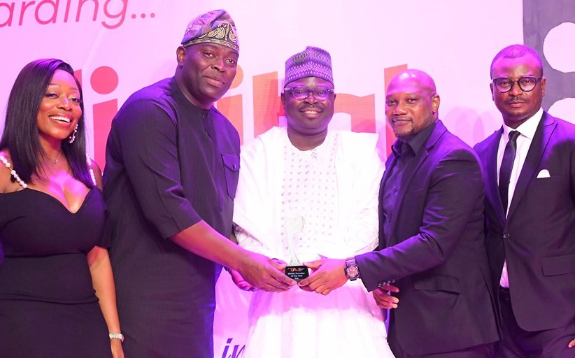 Digital Marketing Specialist, inq. Nigeria, Gbenga Olaoye; Head of Marketing, inq. Nigeria, Martina Ogbebor; Executive Chief Sales Officer, inq. Nigeria, Peter Evbota and Head, Customer Success, (Operations & Experience) inq. Nigeria; Fortune Uzoka, at the 2024 Technology Innovation Award Ceremony on Saturday, Nov 2, 2024