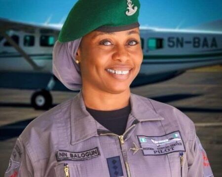 Olanike Balogun makes history as first female pilot in Customs