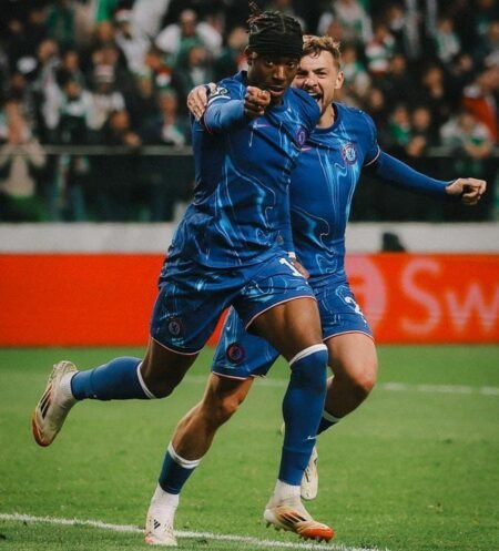 UECL: Madueke shines as Chelsea thrash Legia 3-0 in Warsaw