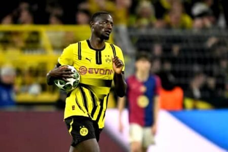 Guirassy’s hat-trick not enough as Dortmund fall short despite stunning win over Barcelona