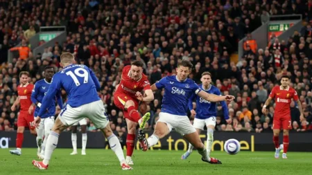 Liverpool forward Diogo Jota scored his sixth Premier League goal of the campaign, chronicle.ng