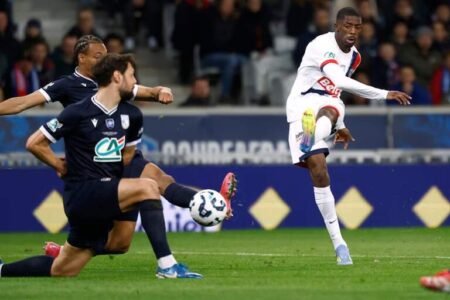 Ousmane Dembele scored twice as PSG came from behind to beat Dunkerque