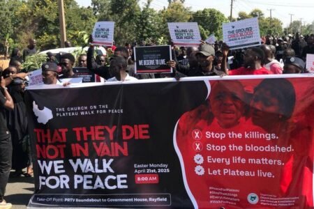 BREAKING: Protests erupt in Jos over Plateau killings