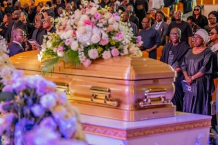 Abisola: Sanwo-Olu, others attend funeral service for late Ajimobi’s daughter