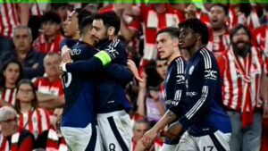 Manchester United crush Athletic 3-0 in Europa semi-final first leg