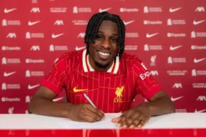 Liverpool sign defender Jeremie Frimpong from Bayer Leverkusen