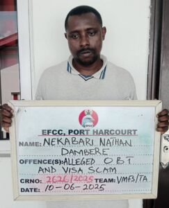 EFCC arraigns Port Harcourt doctor over N39.1m visa fraud