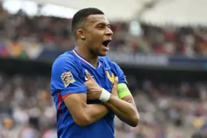 Mbappe and Olise earn France third place in Nations League