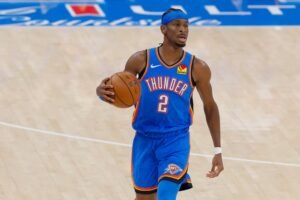 Shai Gilgeous-Alexander led with 34 points, eight assists, five rebounds and four steals for the OKC in Game 2 of the NBA Finals at Paycom Center