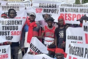 Ghanaians protest, demand sack of IGP over ‘state-sponsored’ harassment in Abuja