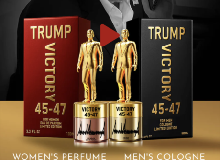Trump unveils luxury fragrance line ‘Victory 45–47’