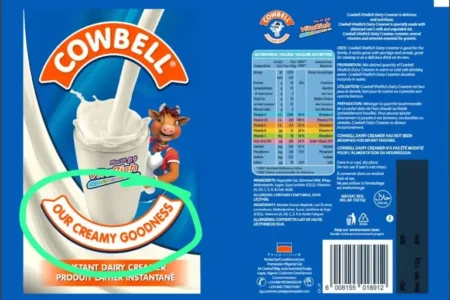 NAFDAC warns Nigerians of counterfeit Cowbell ‘Our Milk’ sachets in circulation