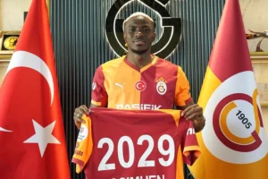 Osimhen joins Galatasaray for Turkish transfer record €75m