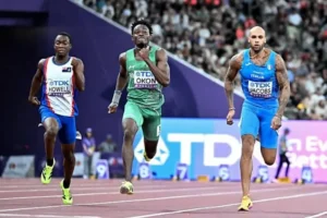 Nigeria’s Okon, Ajayi sprint into 100m semi-final at World Athletics Championships